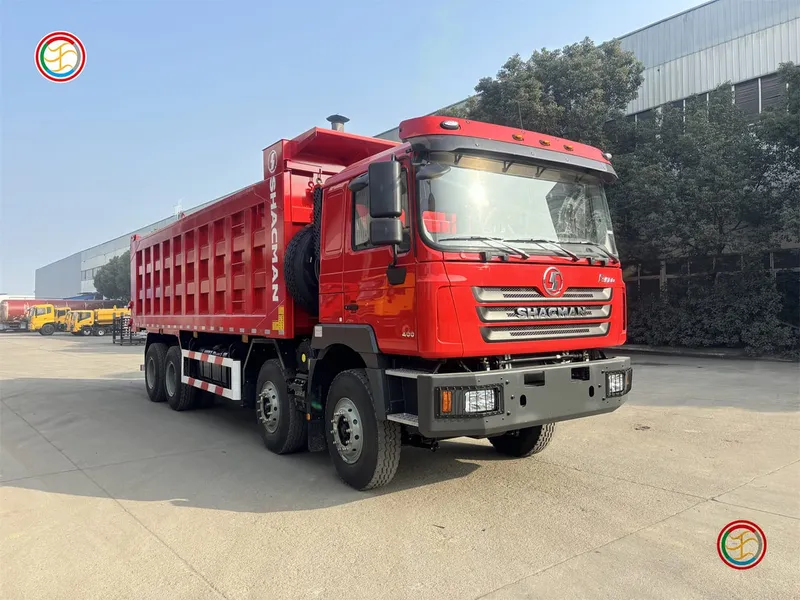 Shacman 8×4 Heavy Tipper — Red