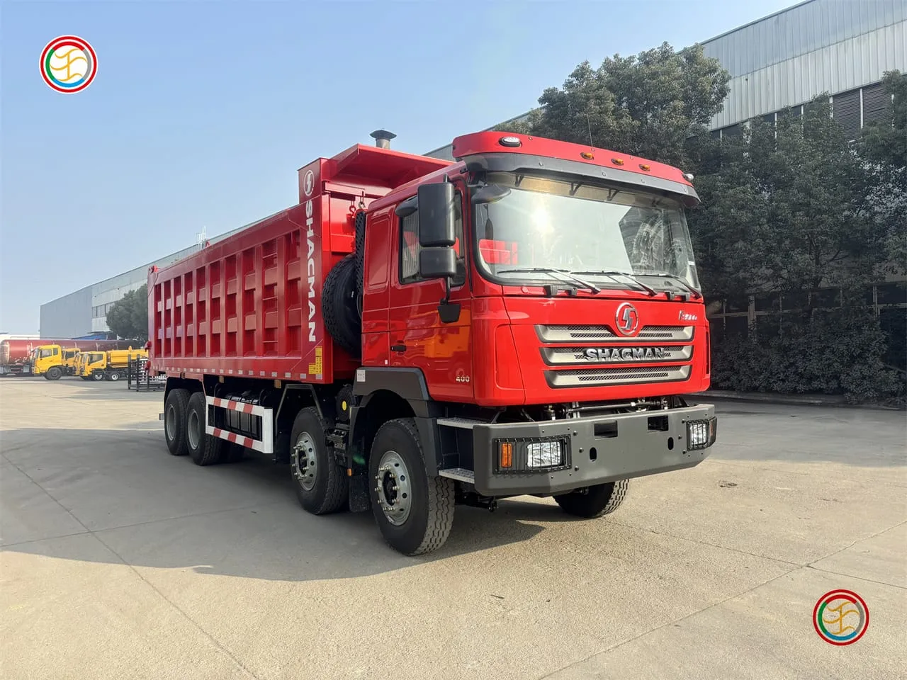 Shacman 8×4 Heavy Tipper — Red